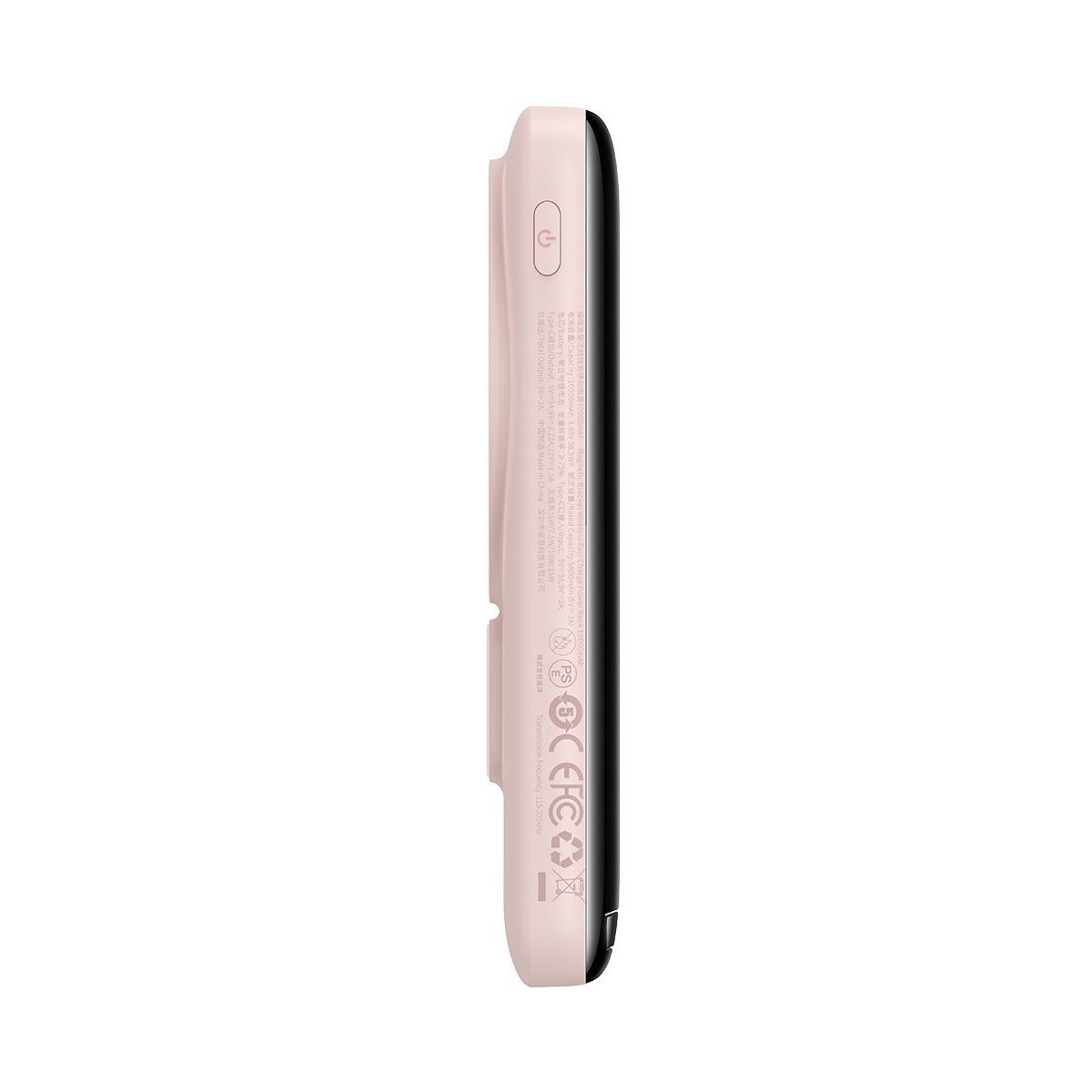 Powerbank Baseus Magnetic Bracket Wireless Charge MagSafe 10000mAh 20W Overseas Edition pink + kabel USB-C Xiaobai 60W 0,5m