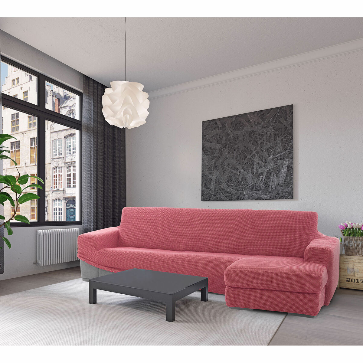 Chaise longue cover with short right arm Sofaskins NIAGARA 210 - 340 cm Chaise longue cover with short right arm Sofaskins NIAGARA 210 - 340 cm