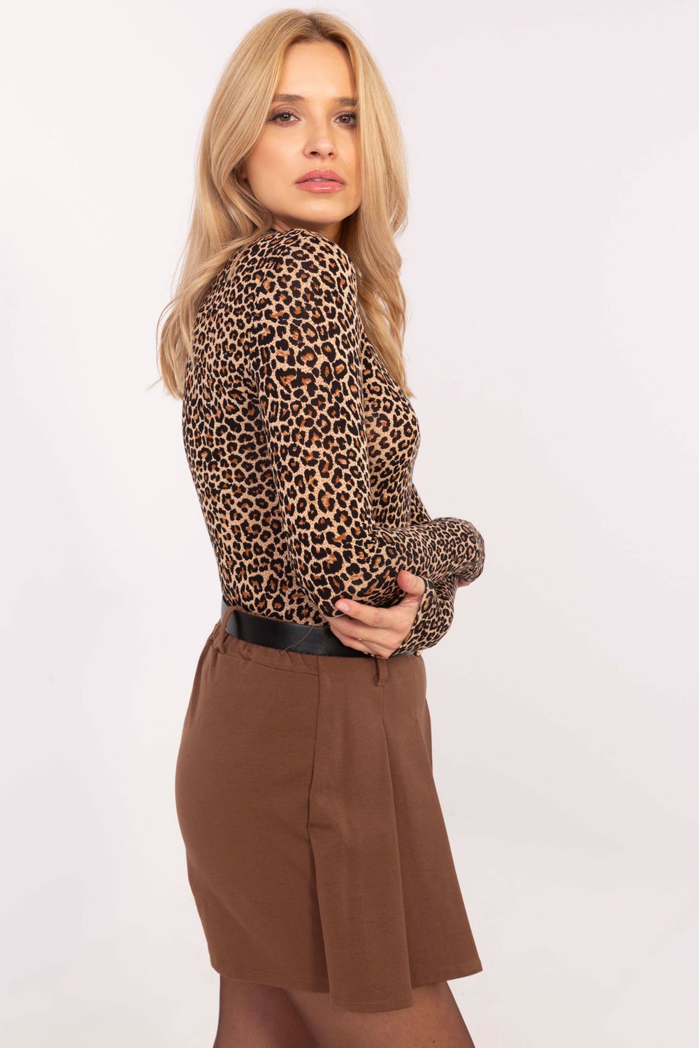  Blouse model 204401 Factory Price  brown