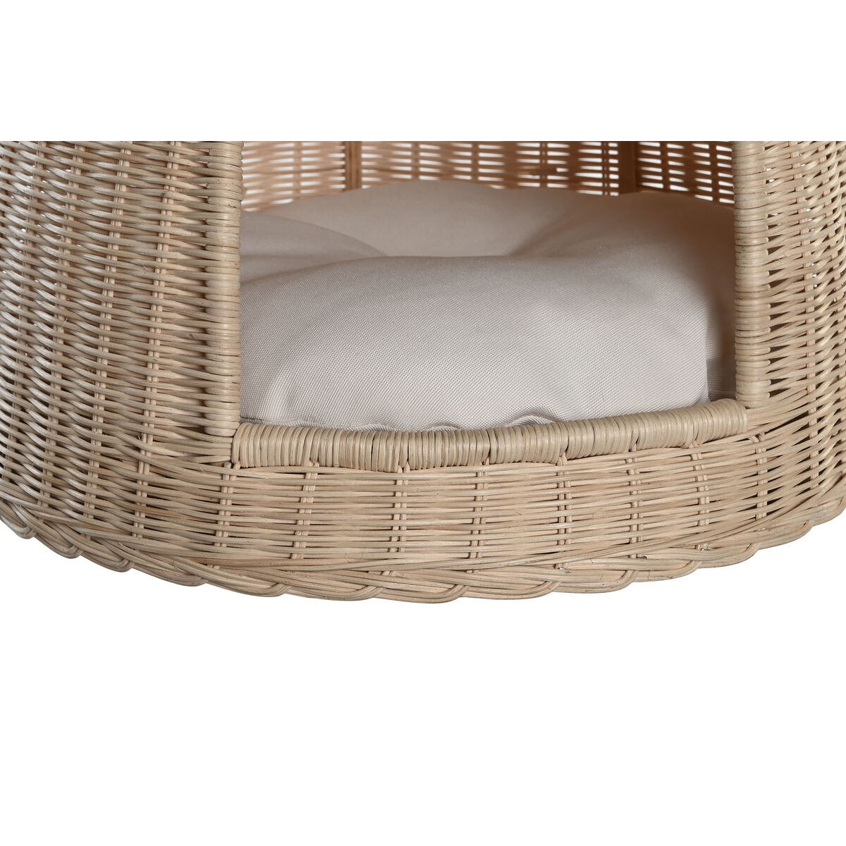 Haustierbettchen DKD Home Decor 45 x 45 x 57 cm natürlich Rattan