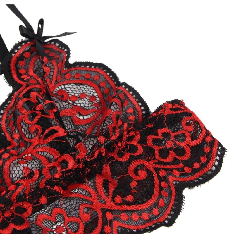 SUBBLIME SET - TWO PIECES SET LACE TOP AND PANTIES L/XL
