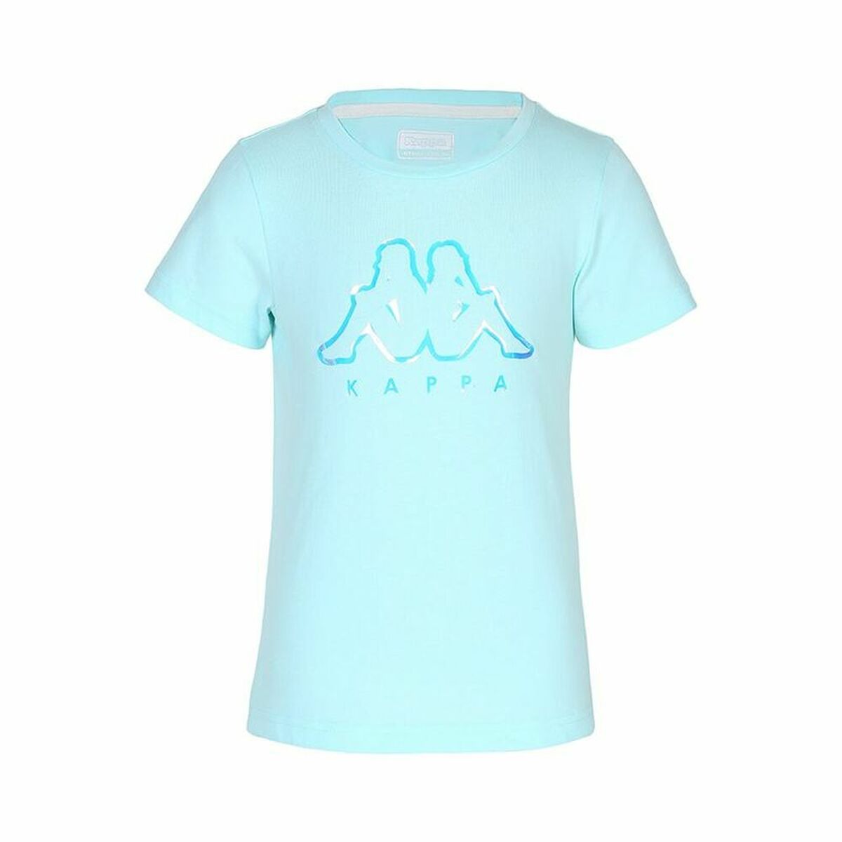 Child's Short Sleeve T-Shirt Kappa Quissy Blue Aquamarine