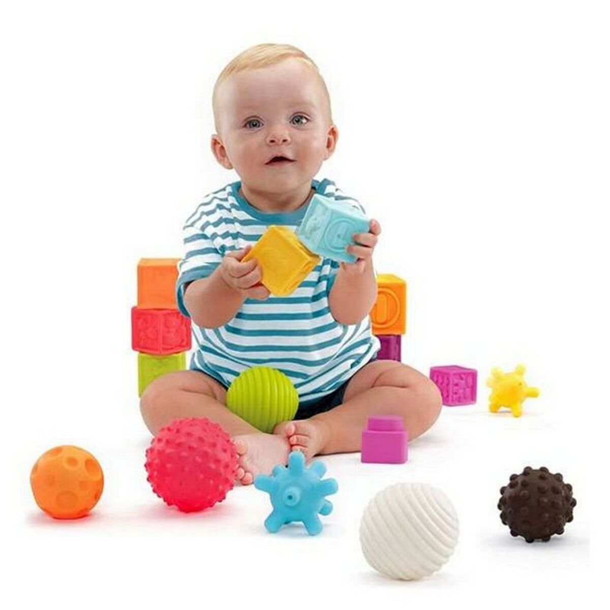 Construction set Moltó Play&Sense Soft Balls (ES) (10 pcs)