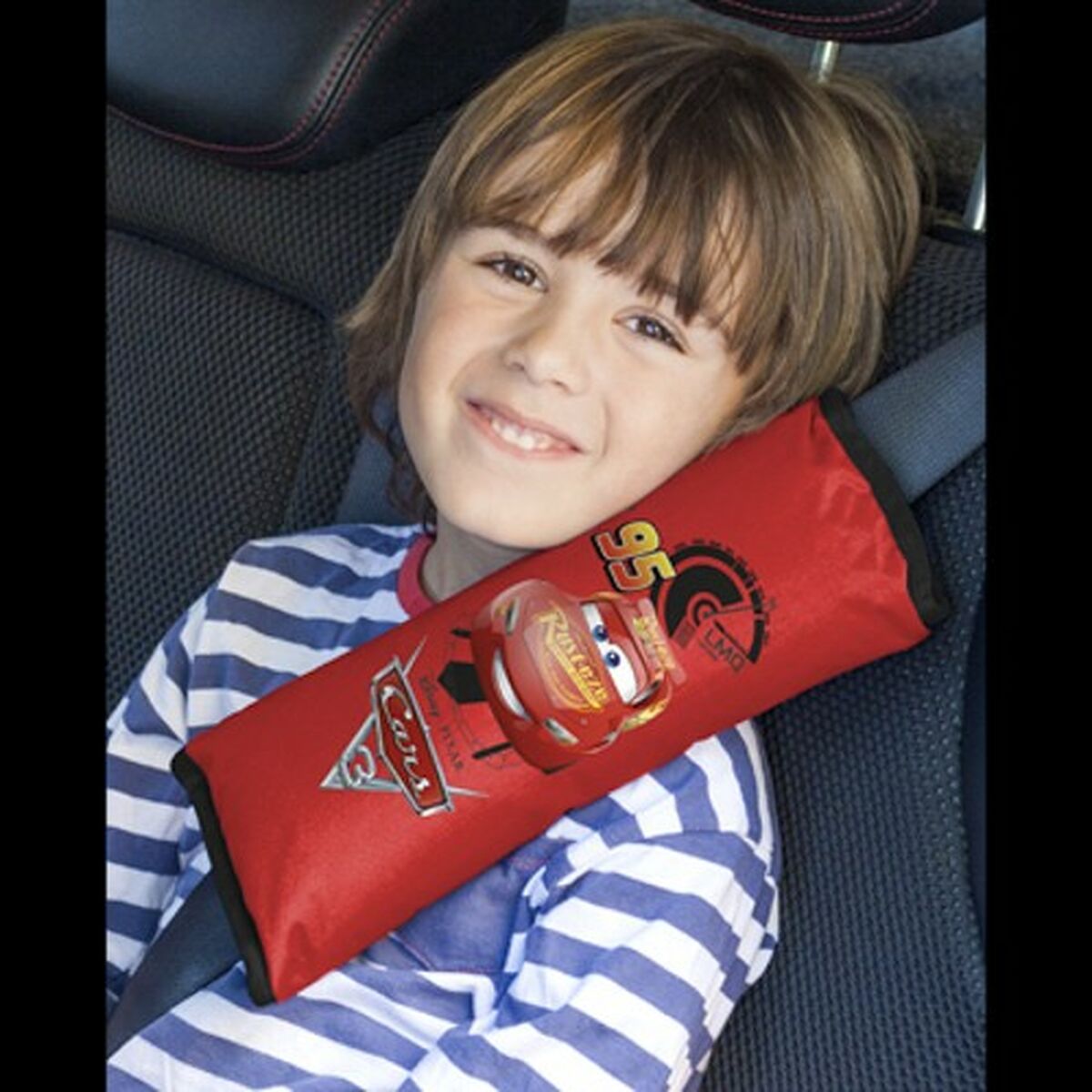 Seat belt pad Cars CARS106 Red Cushion