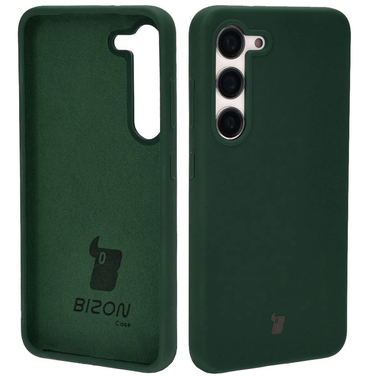 Bizon Soft Case Samsung Galaxy S23 dark green