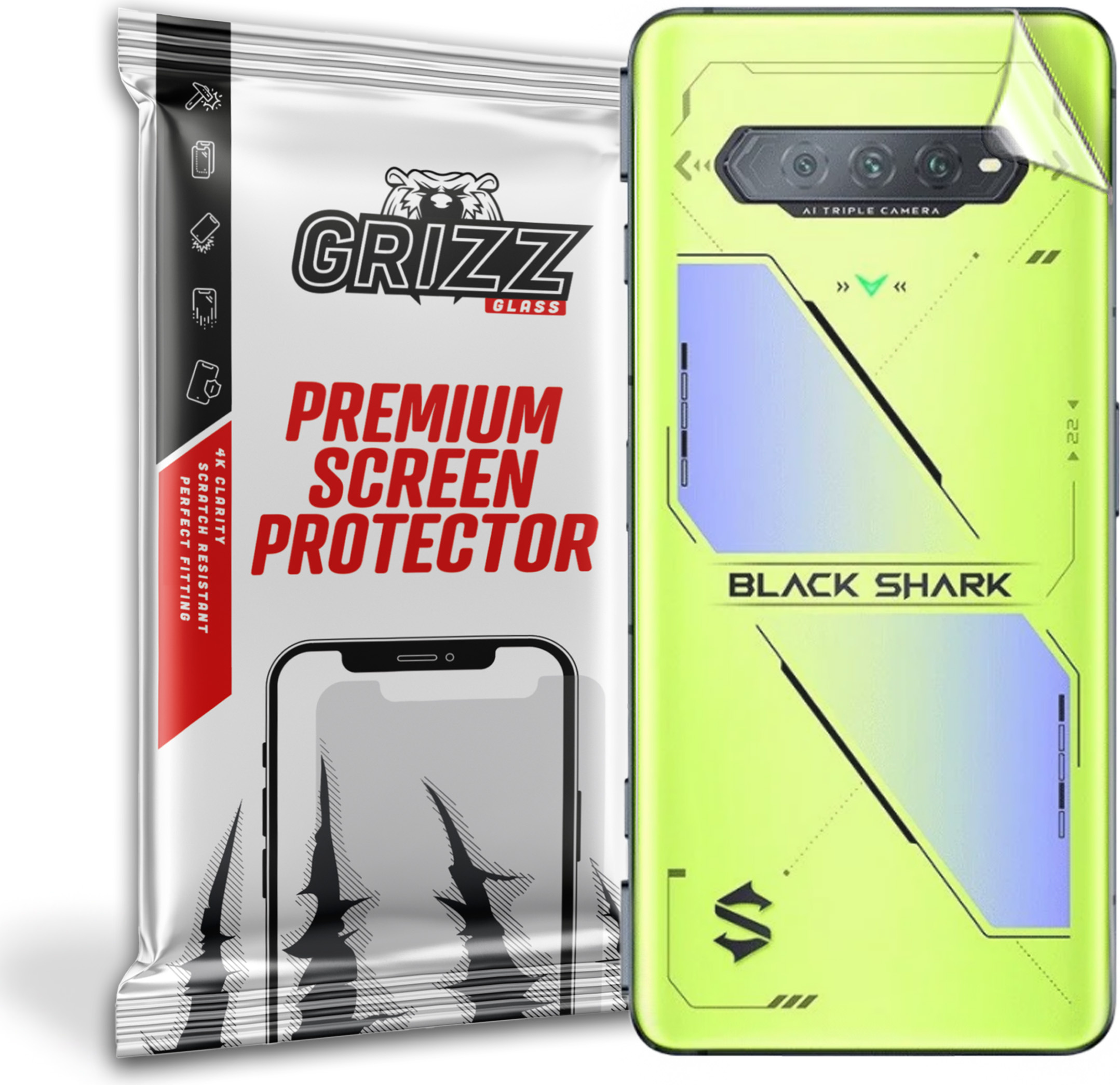 GrizzGlass SatinSkin Xiaomi BlackShark 5RS