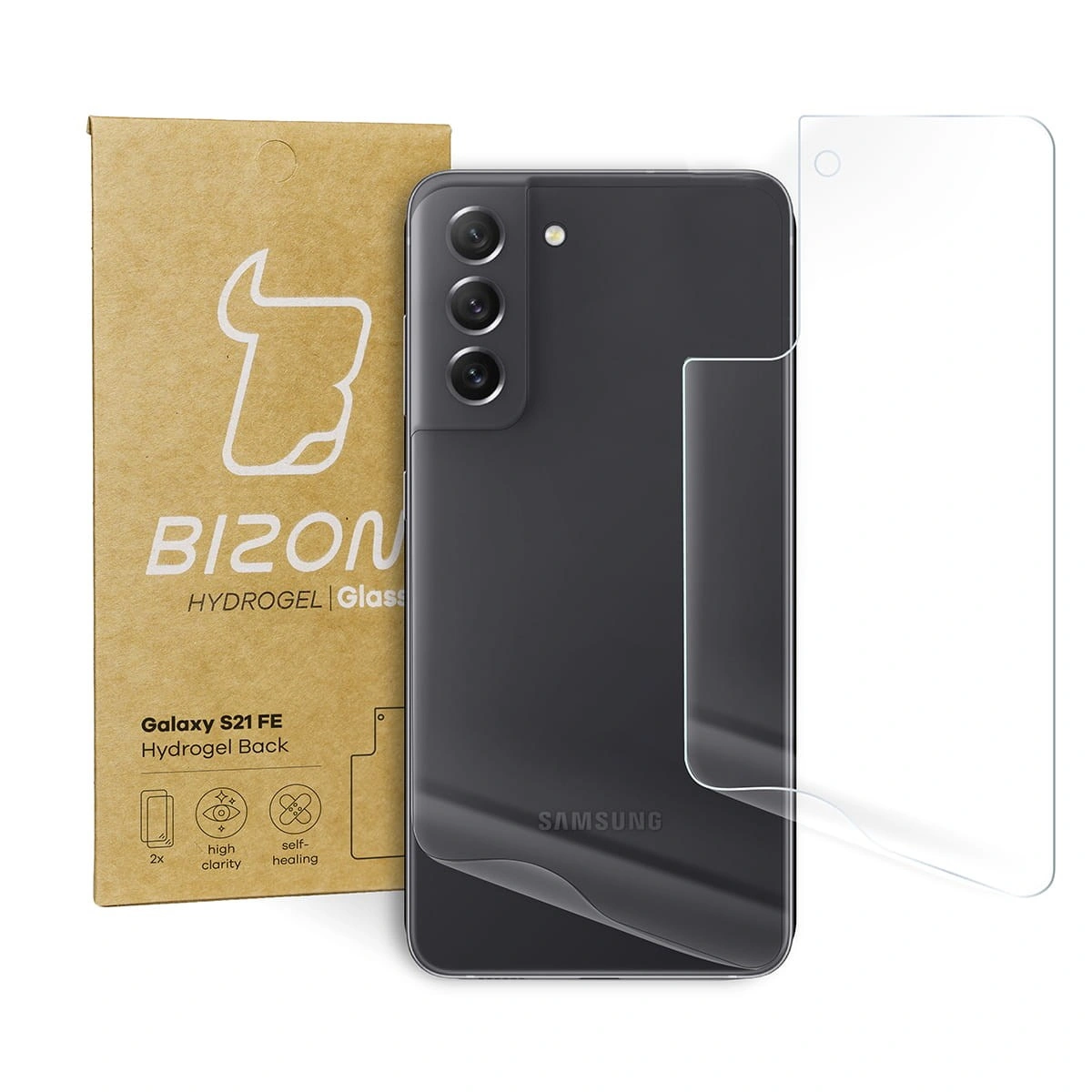 Bizon Glass Hydrogel Samsung Galaxy S21 FE [2 PACK]