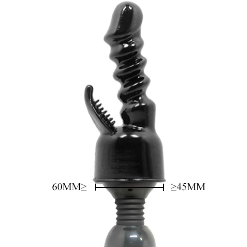 POWER HEAD - INTERCHANGEABLE WAND MASSAGER HEAD INNER AND CLIT STIMULATING