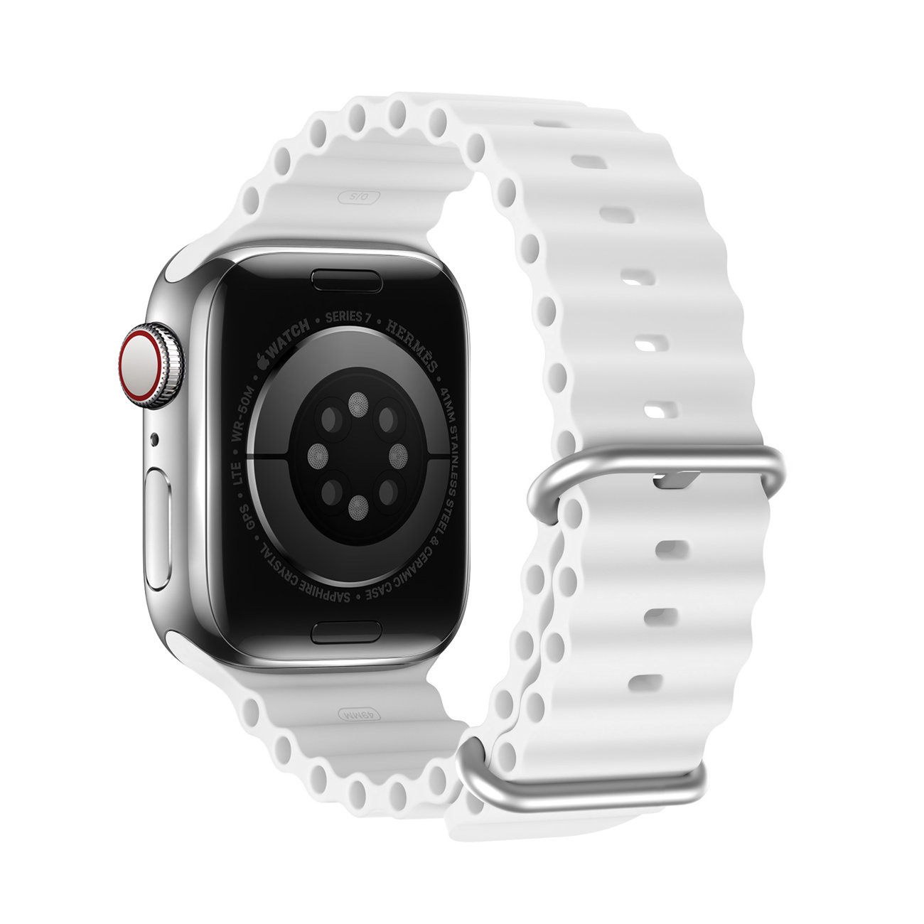 Dux Ducis Strap Apple Watch 4/5/6/7/8/SE 40/41mm white (OceanWave Version)