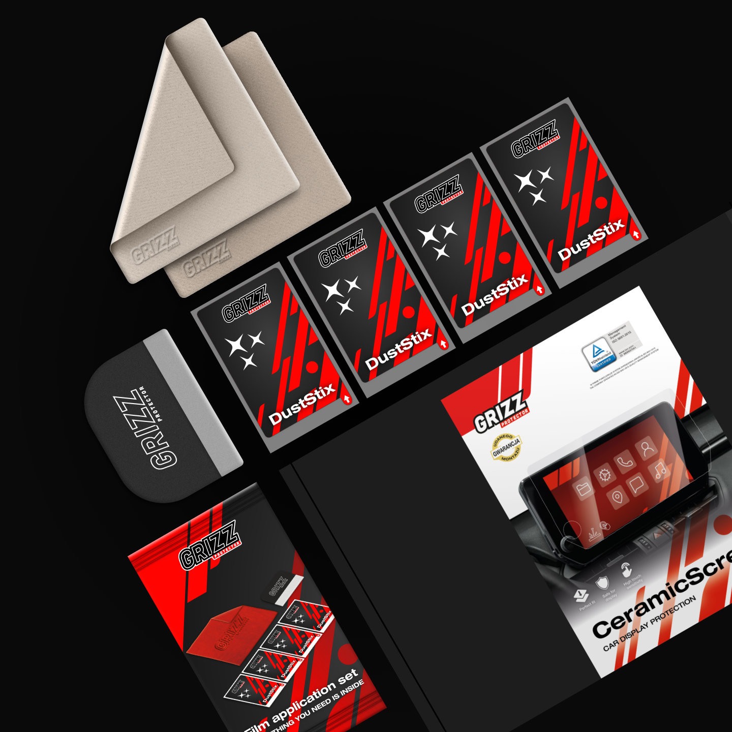 Folia ceramiczna GrizzGlass CarDisplay Protection do Kia Sportage 5 M/L Facelift 24" (2025-2026)