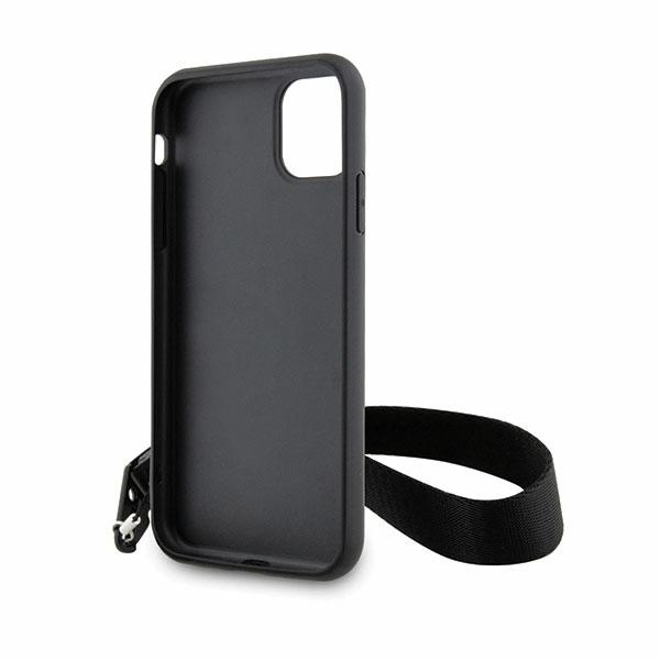 Karl Lagerfeld KLHCN61SAKLMBSK Apple iPhone 11/XR black hardcase Monogram Losange Saffiano