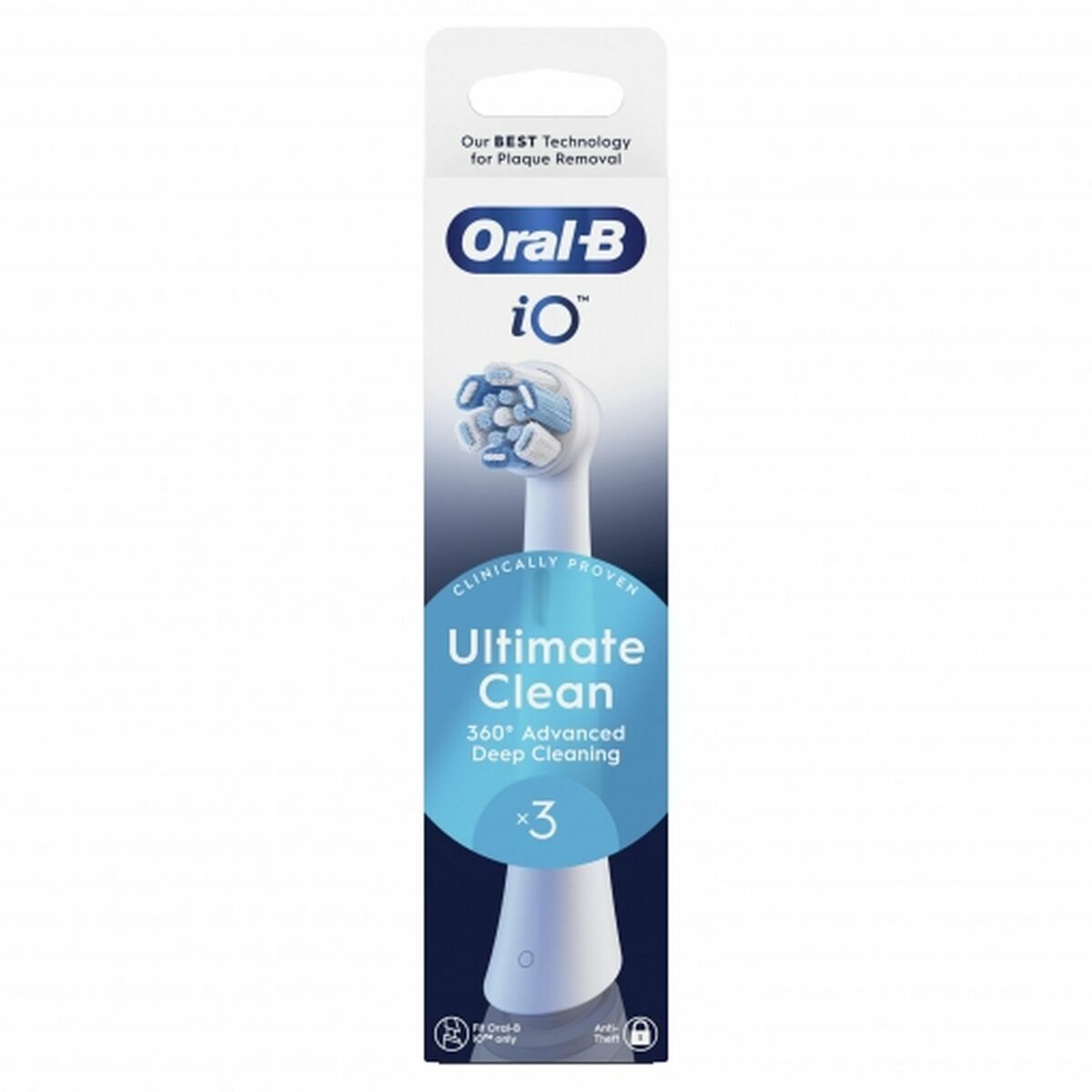 Replacement Head Oral-B IO RBCWF-3 3UD White