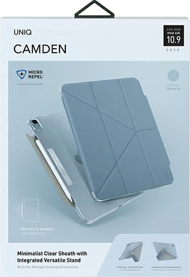 UNIQ Camden Apple iPad Air 10.9 2020/2022 (4, 5 gen) blue Antimicrobial