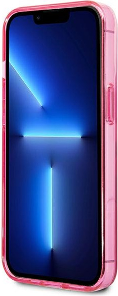 Karl Lagerfeld KLHCP13LTGKCP Apple iPhone 13 Pro hardcase pink Gradient Ikonik Karl & Choupette