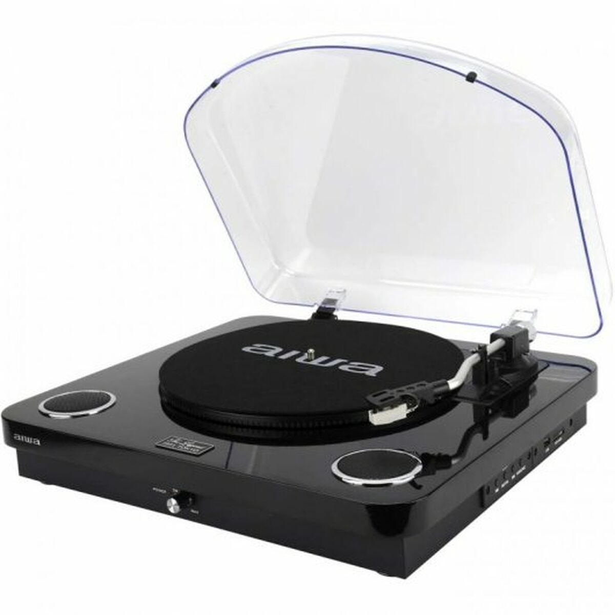 Record Player Aiwa GBTUR120BKMKII Black Record Player Aiwa GBTUR120BKMKII Black