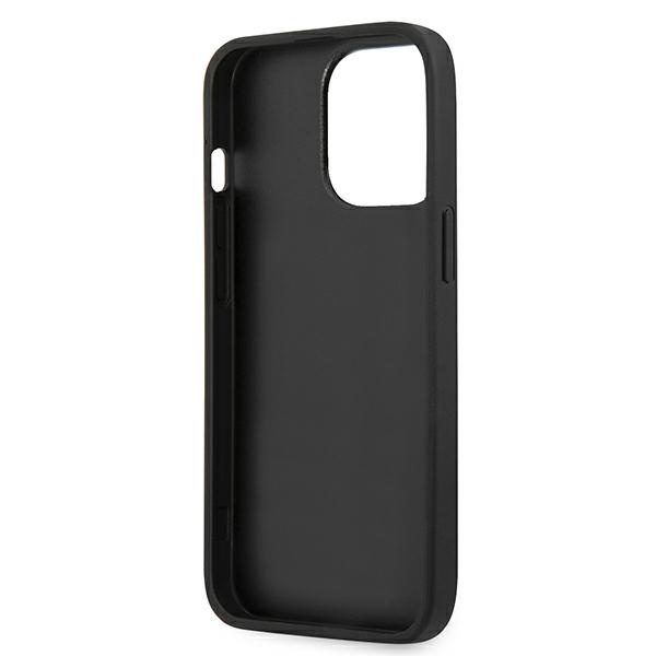 Guess GUHCP13L4GMGGR Apple iPhone 13 Pro grey hardcase 4G Big Metal Logo