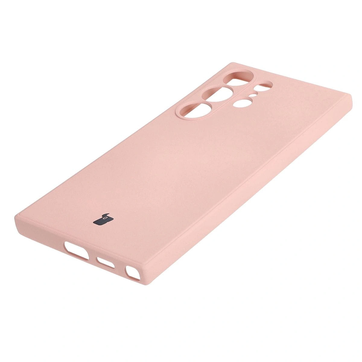 Bizon Case Silicone Sq Samsung Galaxy S24 Ultra light pink