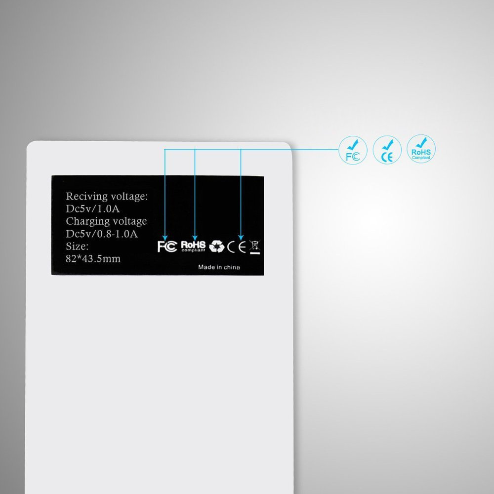 Choetech WP-IP Adapter for wireless charging Lightning Qi white