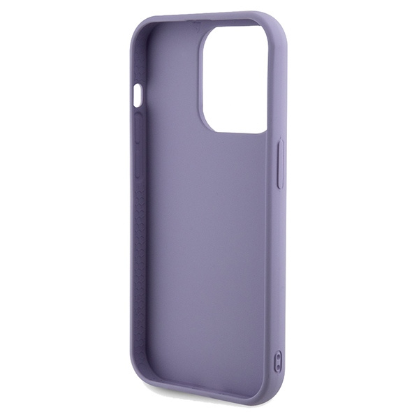 Guess GUHCP14XPSFDGSU Apple iPhone 14 Pro Max hardcase Sequin Script Metal purple