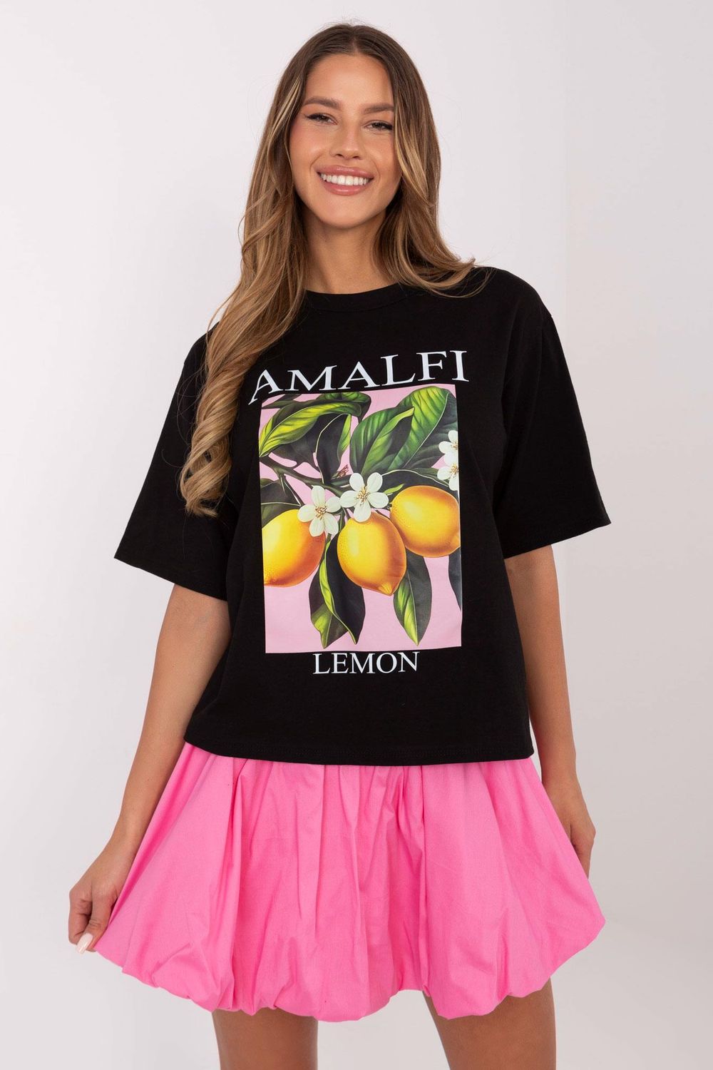  T-shirt model Italy Moda  black