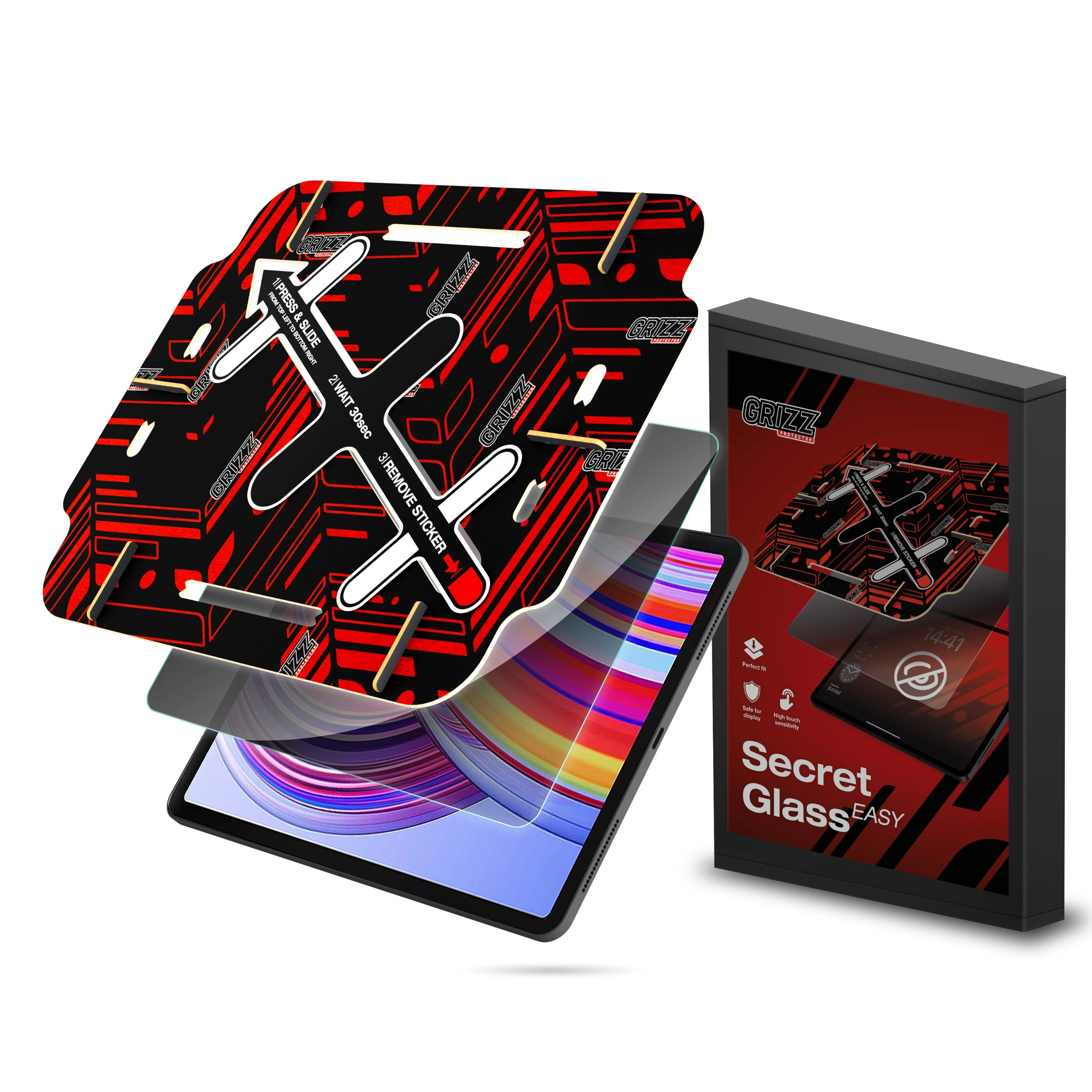 Privacy Glass GrizzGlass SecretGlass Easy for Xiaomi Redmi Pad Pro