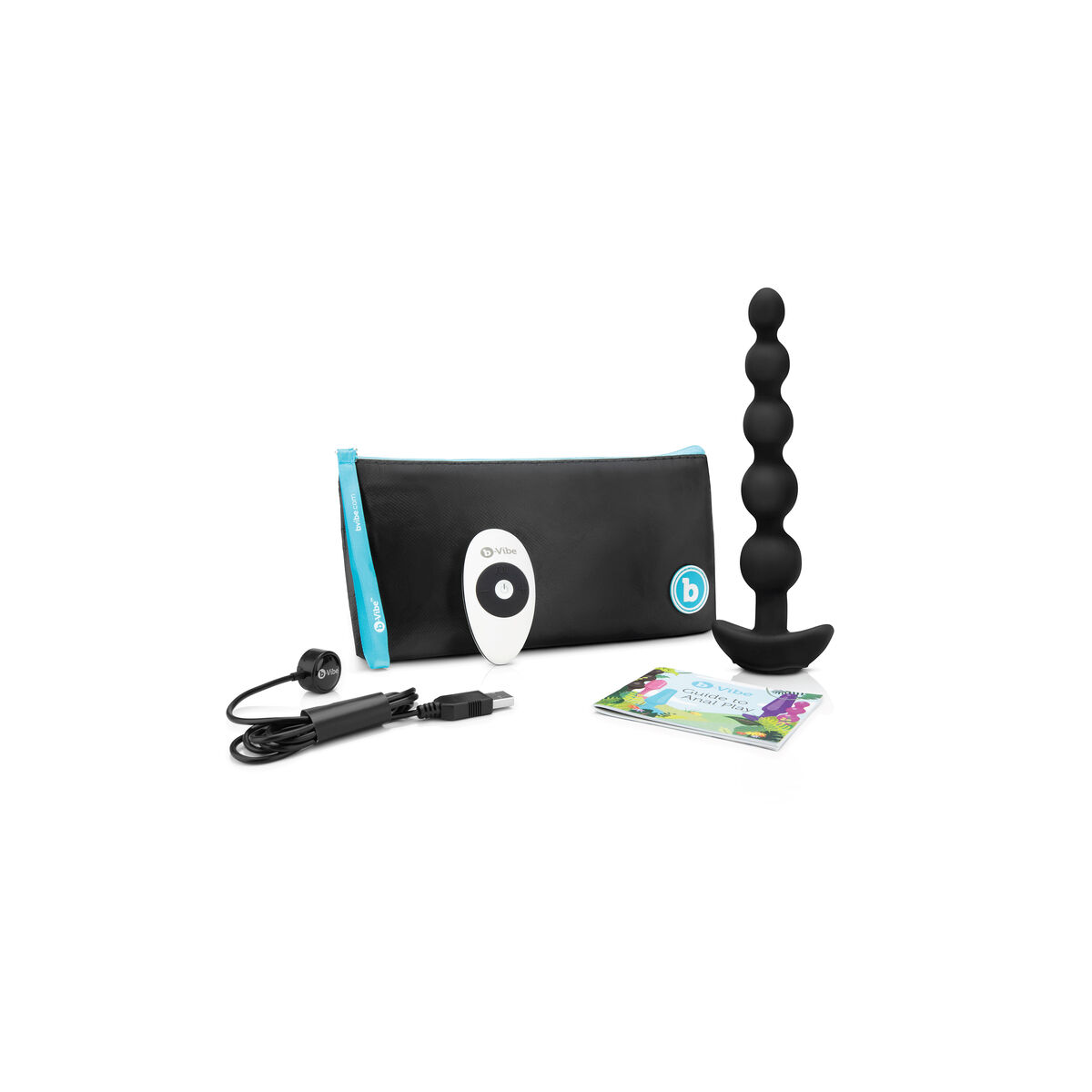 Anal Beads Black B-Vibe 9516 Anal Beads Black B-Vibe 9516