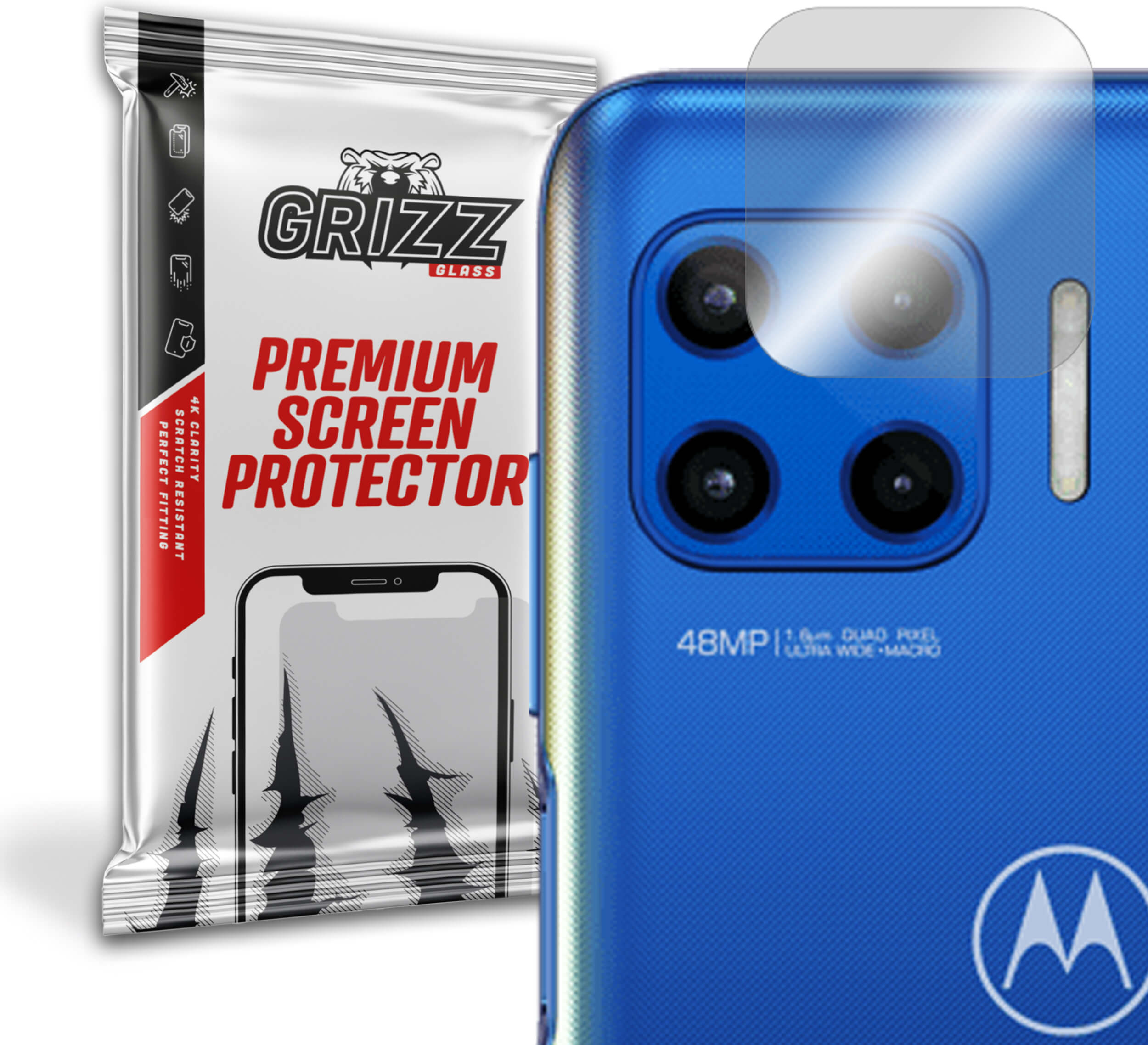 GrizzGlass HybridGlass Camera Motorola Moto G 5G Plus