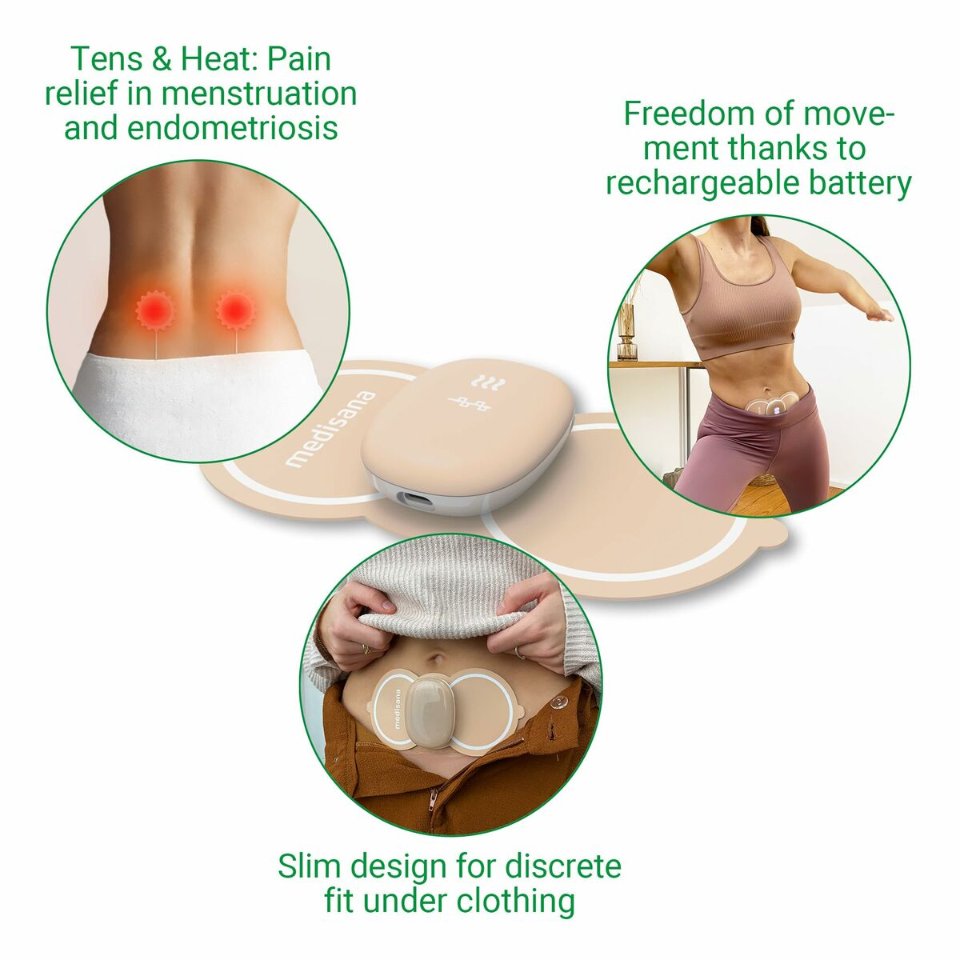 Rechargeable Relaxing Menstrual Massager Medisana TT 250 Beige Rechargeable Relaxing Menstrual Massager Medisana TT 250 Beige