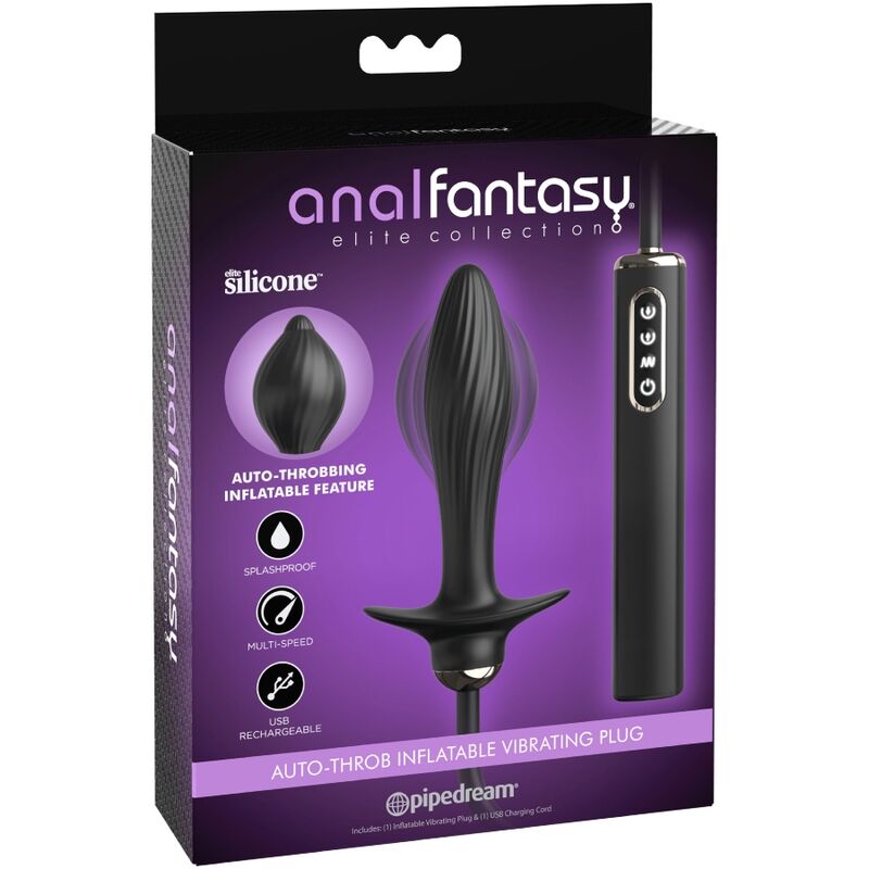 ANAL FANTASY ELITE COLLECTION - INFLATABLE & VIBRATOR PLUG AUTO-THROB