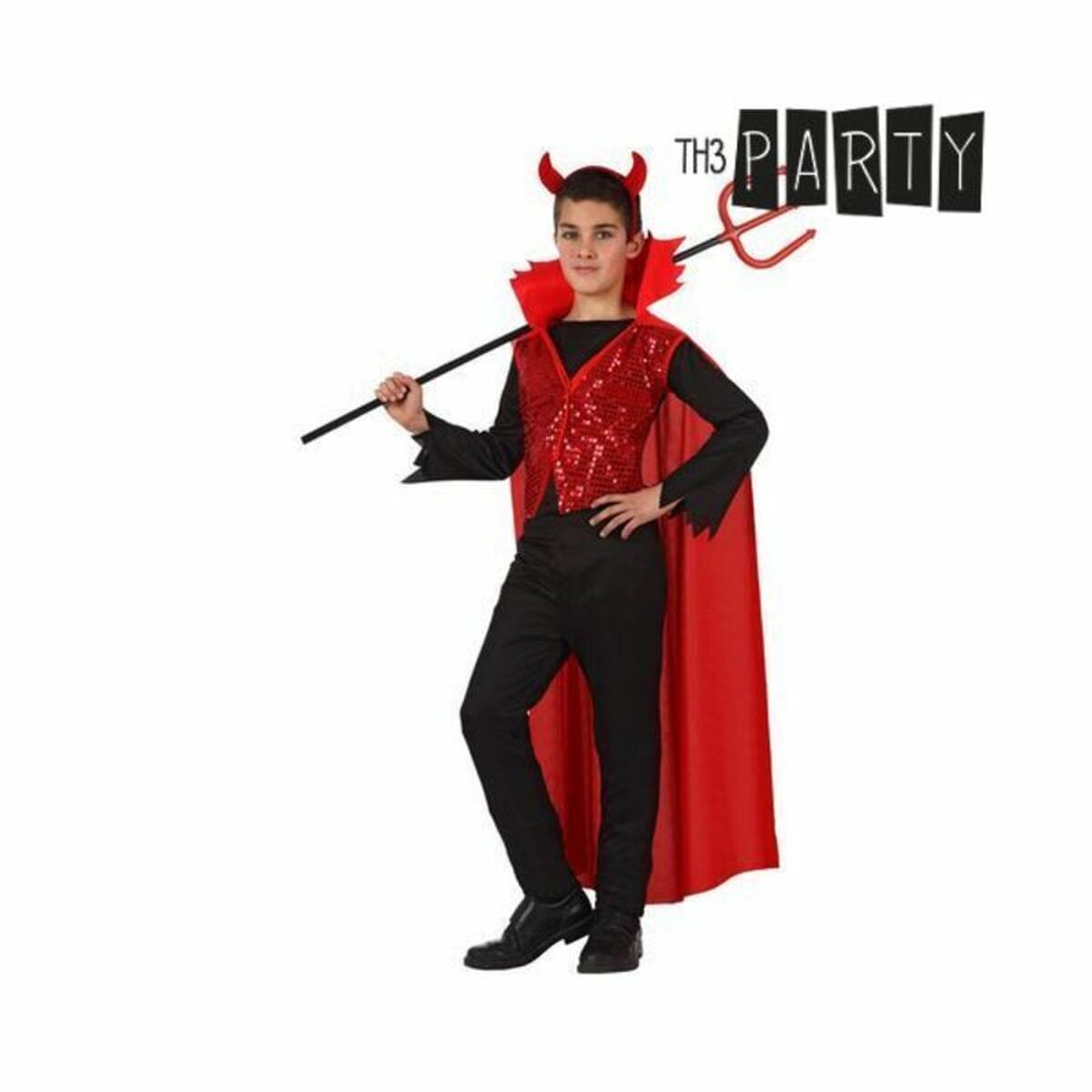 Costume for Children Th3 Party 5261 Multicolour Male Demon 3-4 Years