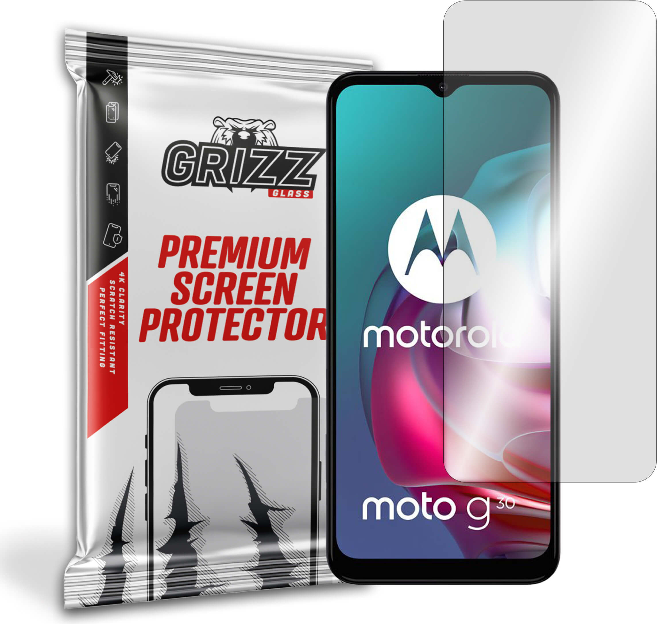 GrizzGlass HybridGlass Motorola Moto G30