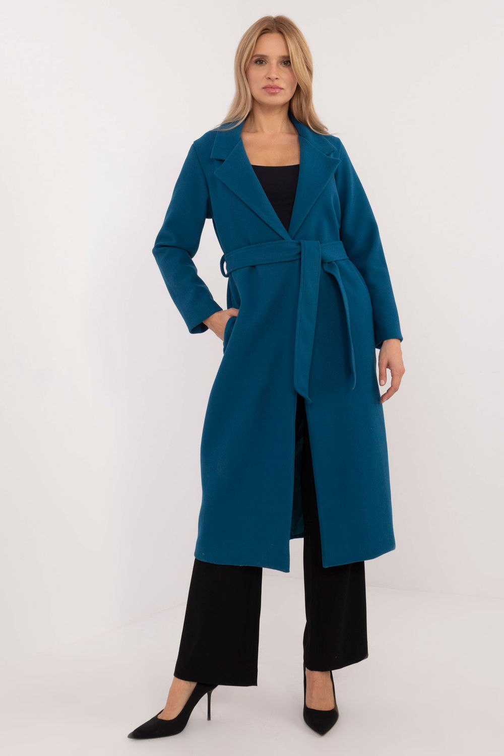  Coat model 202298 Och Bella  blue