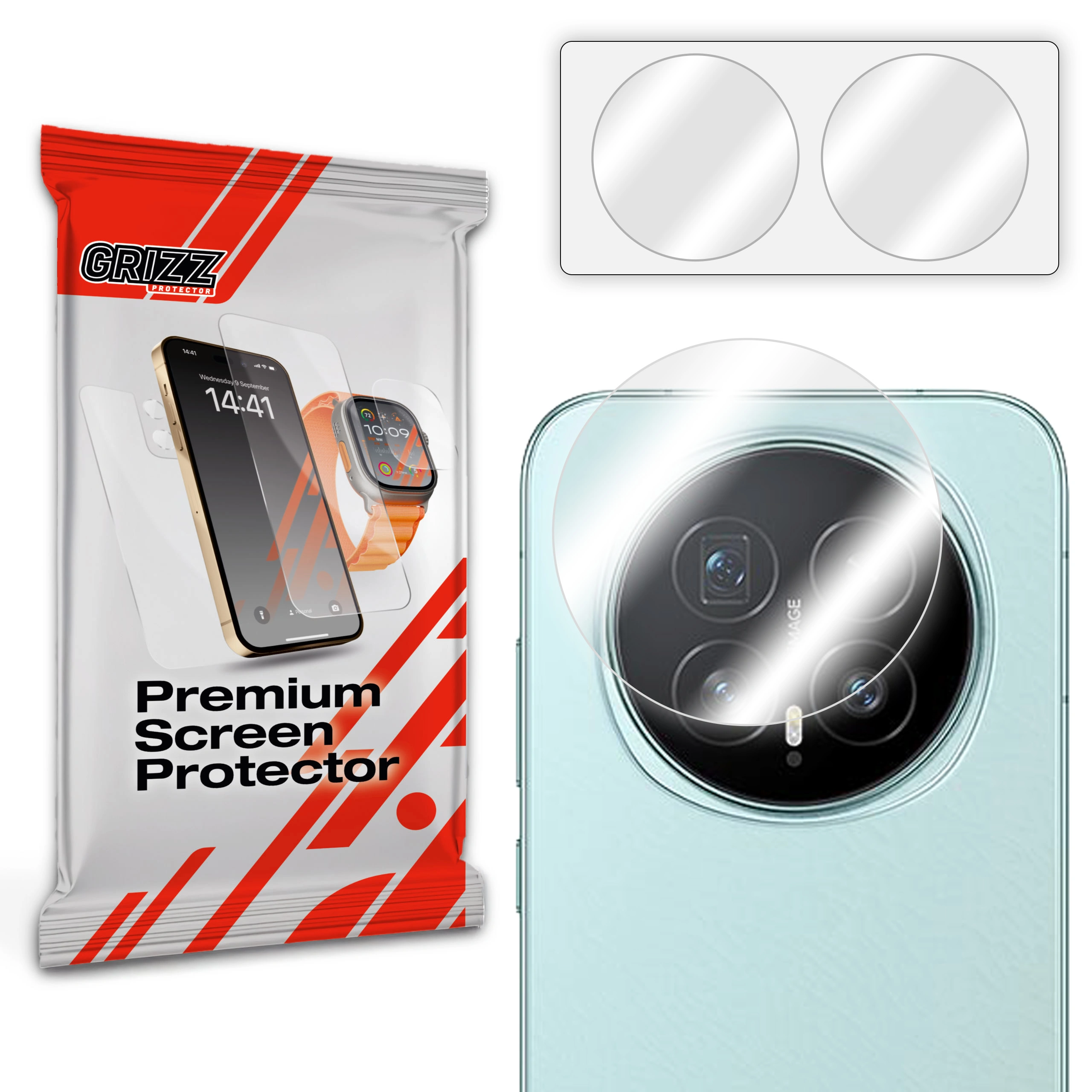 Szkło na aparat GrizzGlass HybridGlass Camera do Honor Magic8