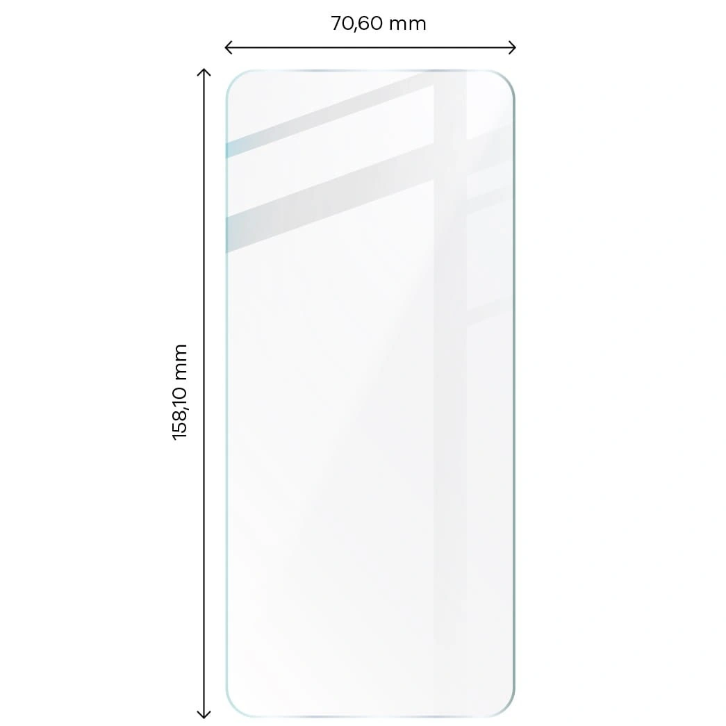 BIZON Clear 2 3x screen glass + camera glass Moto G13/G23 4G