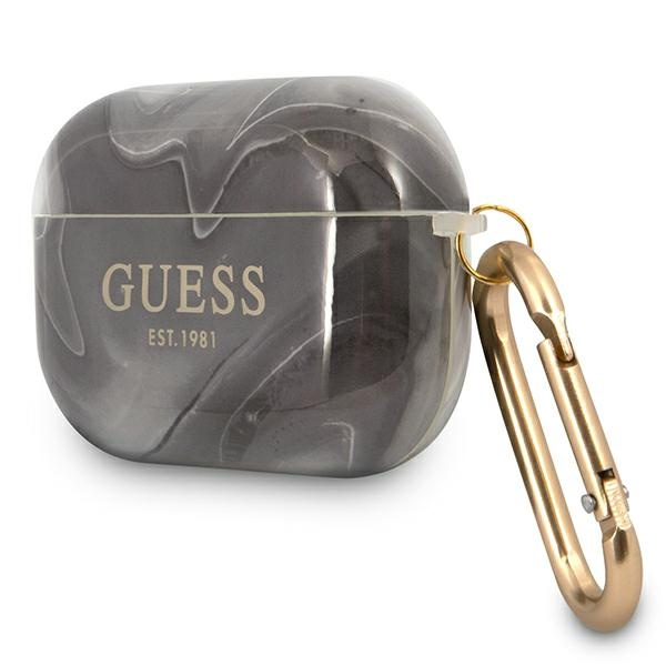 Guess GUAPUNMK Apple AirPods Pro cover black Marble Collection