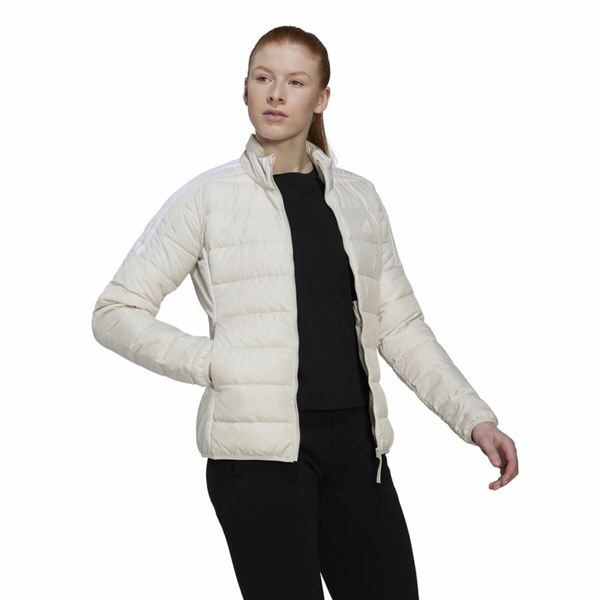 Women's Sports Jacket Adidas Essentials White