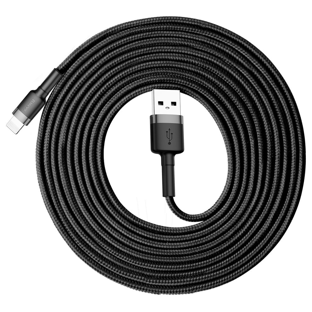 Baseus Cafule USB-A/Lightning Cable QC 3.0 2A 3M black-gray