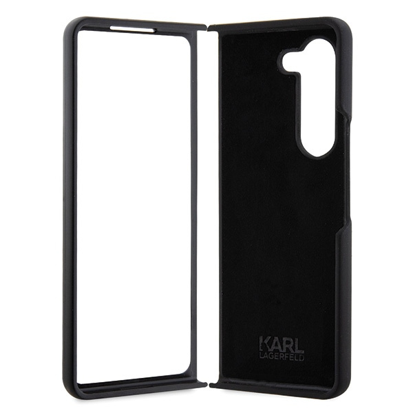 Karl Lagerfeld KLHCZFD5SNIKBCK Samsung Galaxy Z Fold5 hardcase Silicone Ikonik black