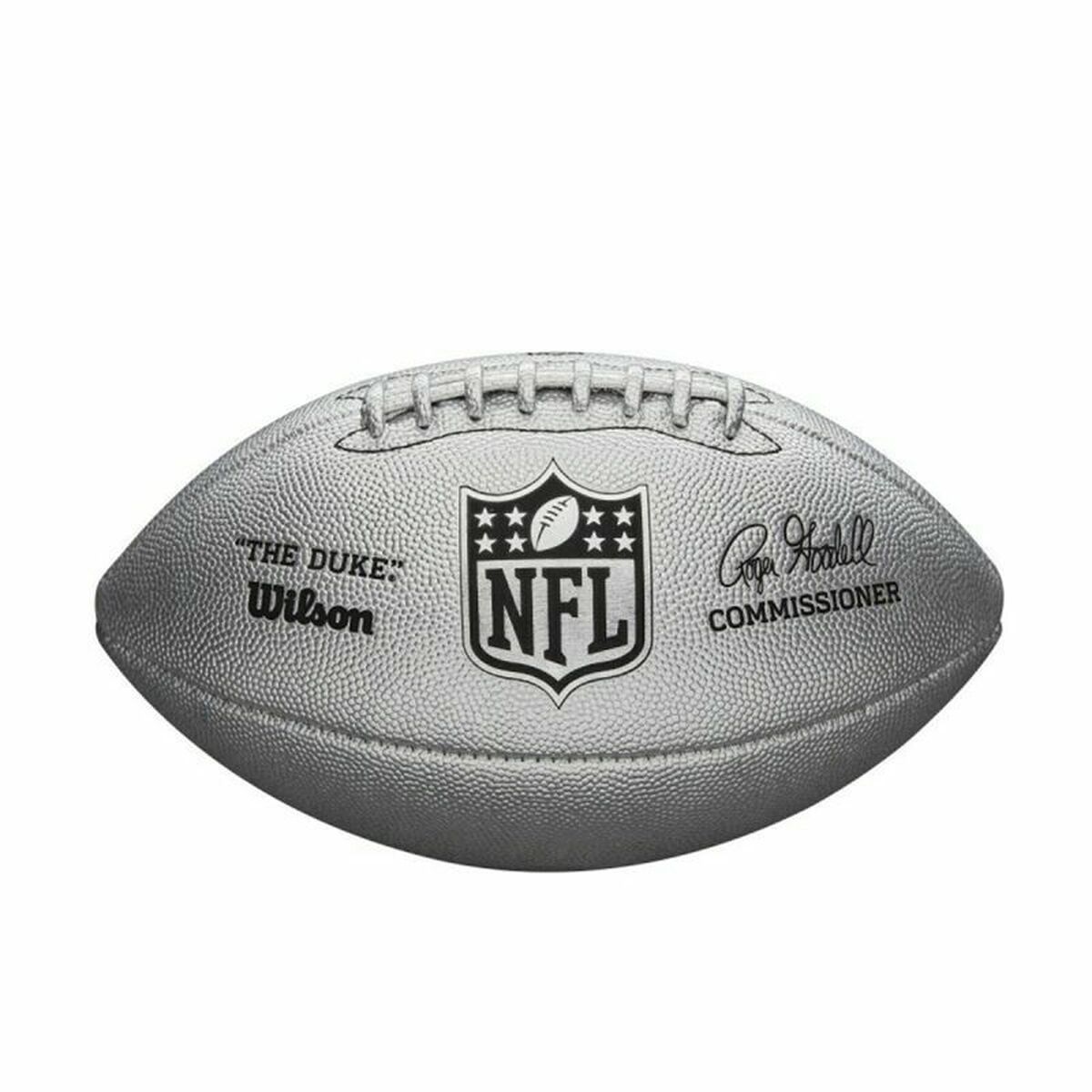 American football Wilson DUKE METALLIC Grey One size