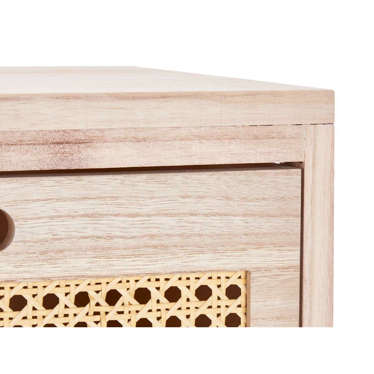 Chest of drawers GiftDecor Rattan Natural 40 x 73 x 29 cm 4 drawers