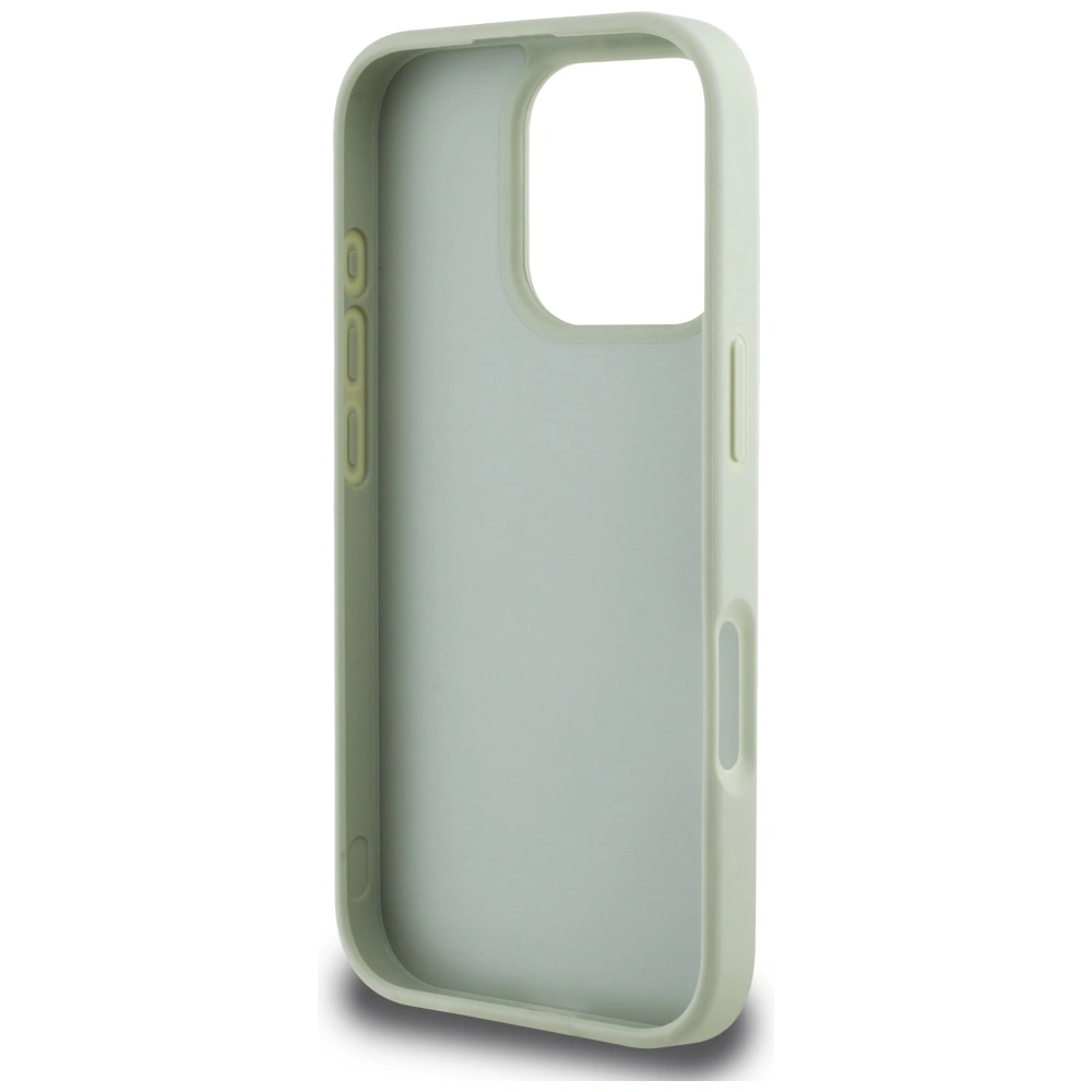 Guess Grained Big 4G Logo Small Classic Logo Apple iPhone 16 Pro green