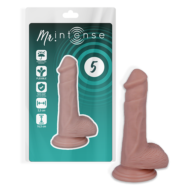 MR INTENSE - 5 REALISTIC COCK 16.5 -O- 3.5CM