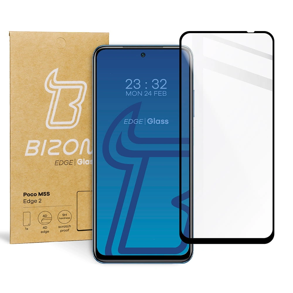 Bizon Glass Edge 2 Poco M5s black