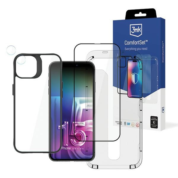 3MK Comfort Set 4in1 Apple iPhone 15