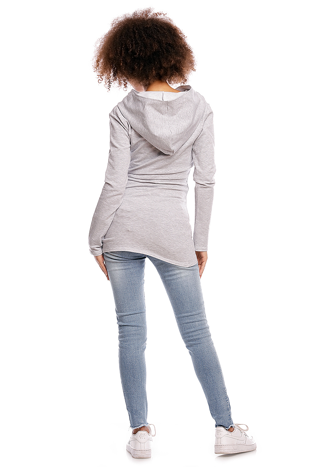  Maternity sweatshirt model 84459 PeeKaBoo  grey