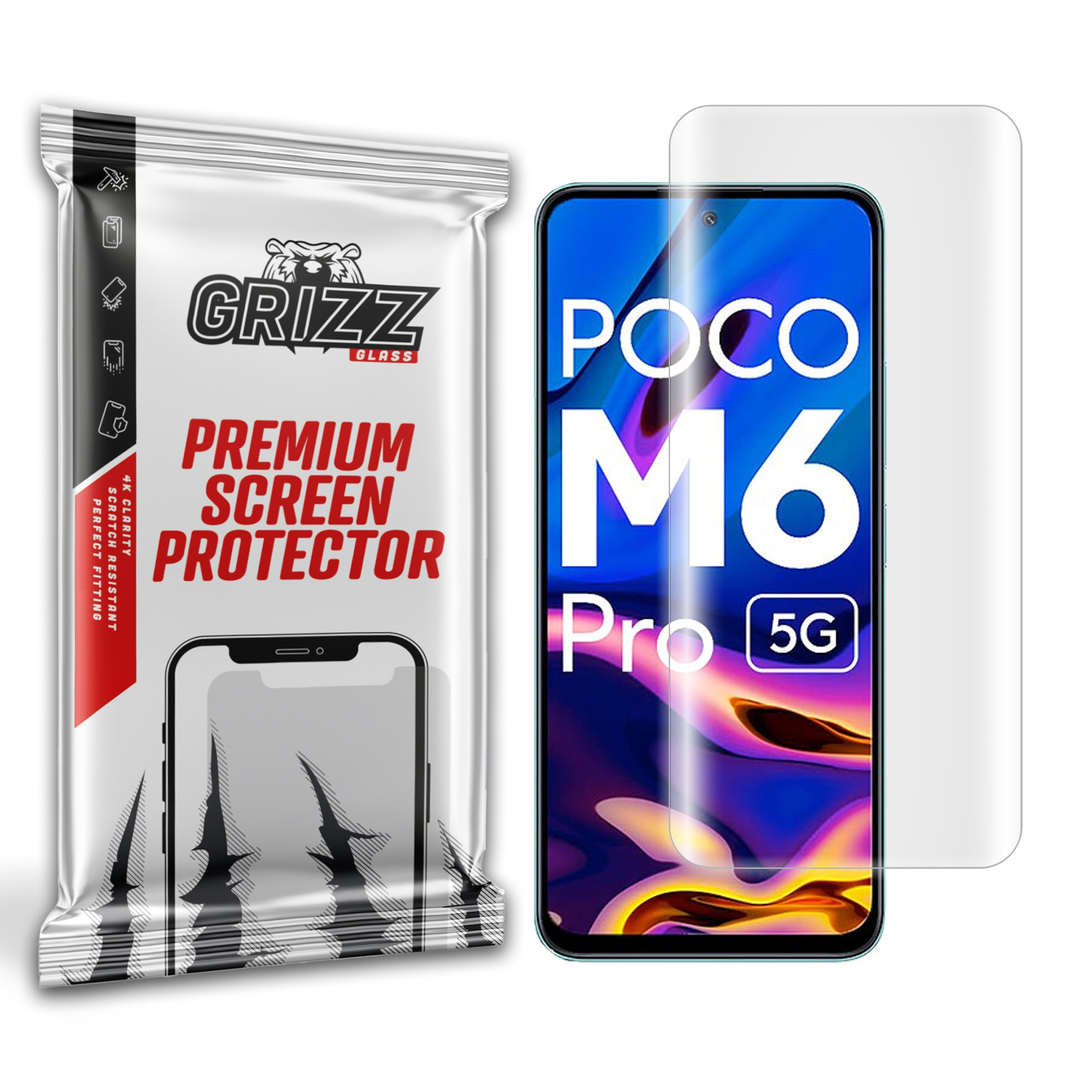 GrizzGlass Hydrofilm Xiaomi POCO M6 Pro