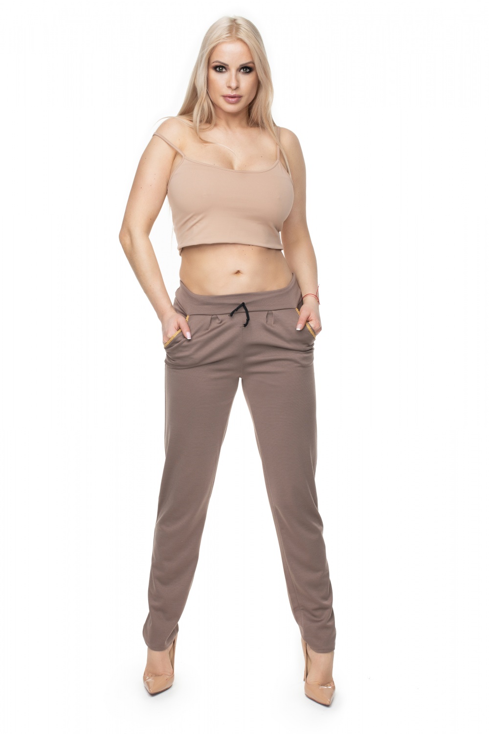  Trousers model 131928 PeeKaBoo  beige