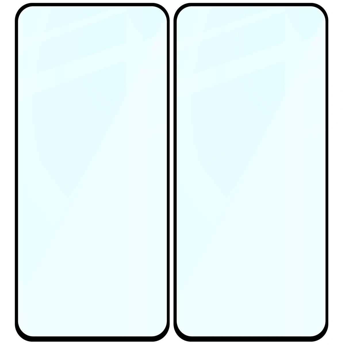 Szkło hartowane Bizon Glass Edge Duo do Samsung Galaxy M35 5G / A35 5G / A55 5G czarna ramka [2 PACK]