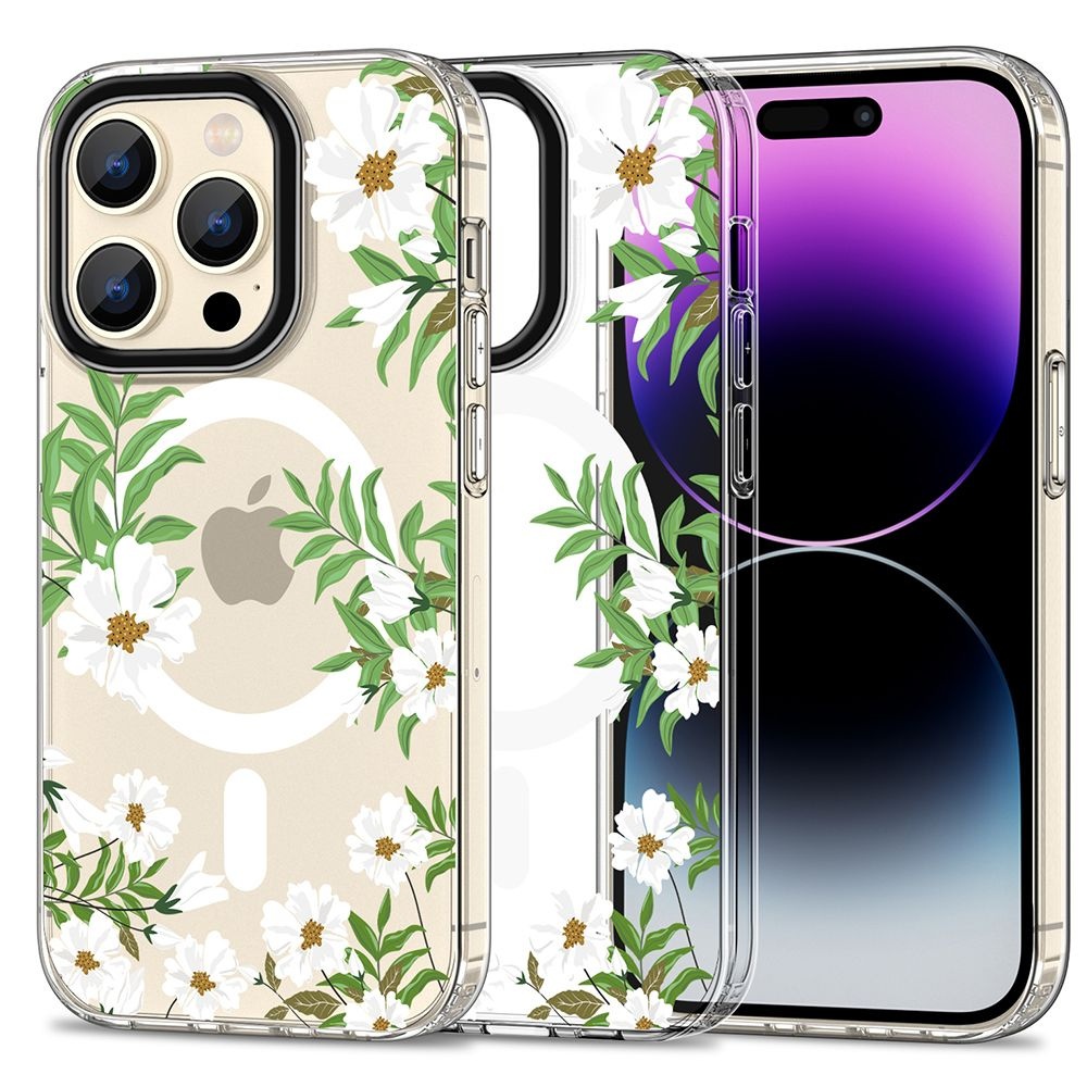 Tech-protect MagMood MagSafe Apple iPhone 15 Pro Spring Daisy