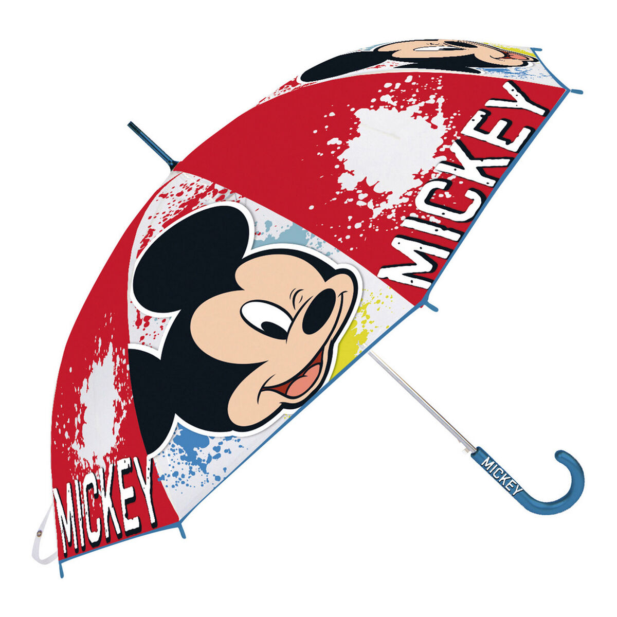 Umbrella Mickey Mouse Happy smiles Red Blue (Ø 80 cm)